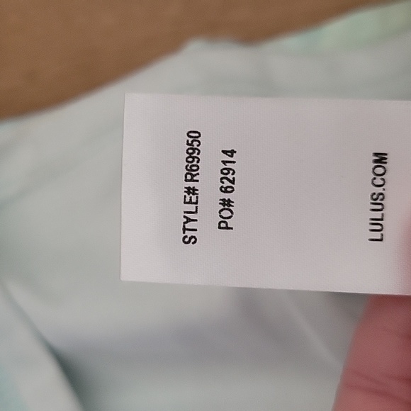 NWT Lulus Tranquil State Tie Dye Satin Cowl Neck Midi Dress Blue Medium - Picture 10 of 12